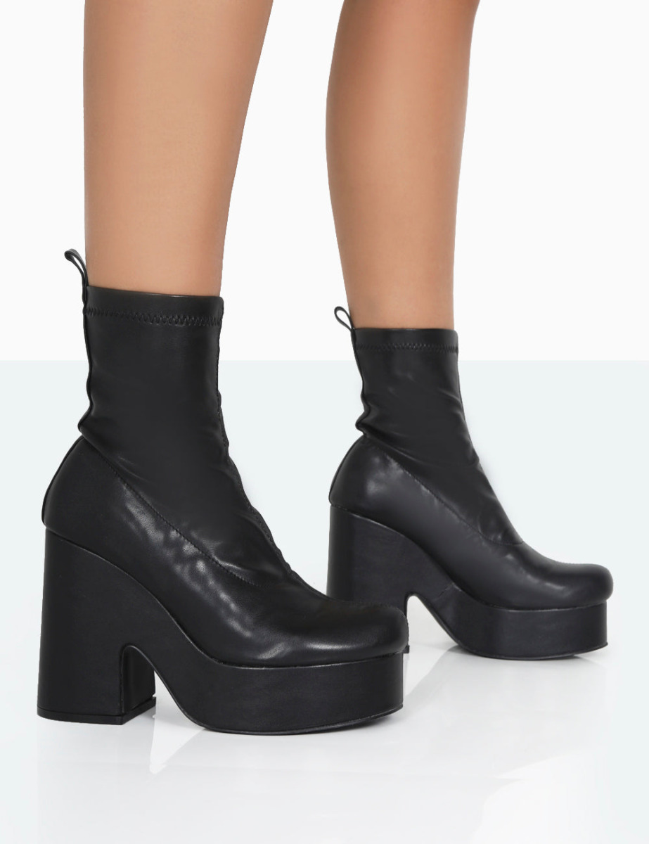Womens Black Ankle Boots from Public Desire GOOFASH