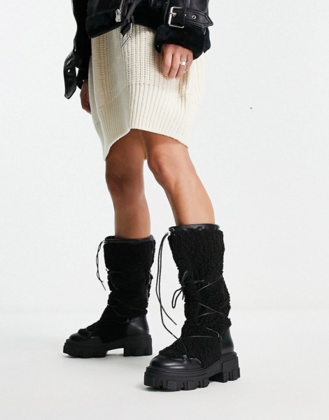 Women's Black - Boots - Asos GOOFASH