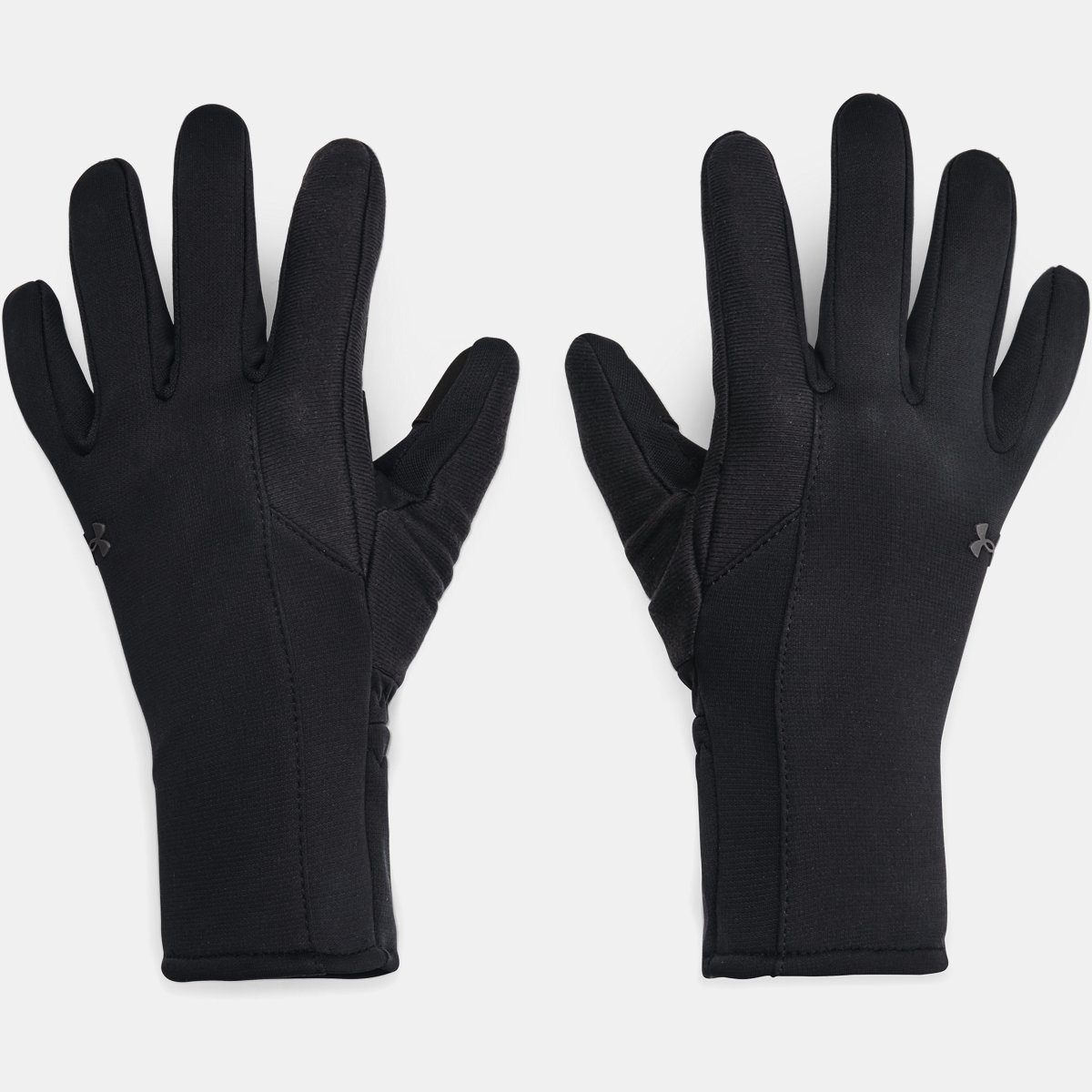 Womens Black Gloves Under Armour GOOFASH