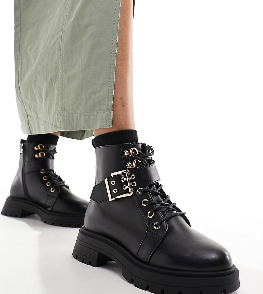 Womens Black Hiker Boots - Asos GOOFASH