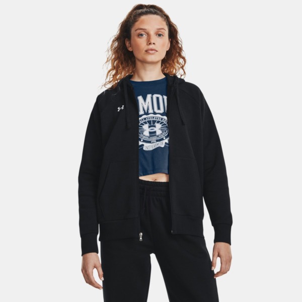 Women's Black Hoodie from Under Armour GOOFASH