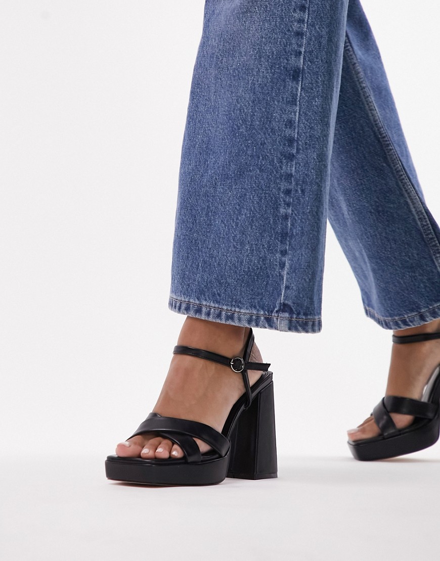 Women's Black Platform Sandals - Topshop - Asos GOOFASH