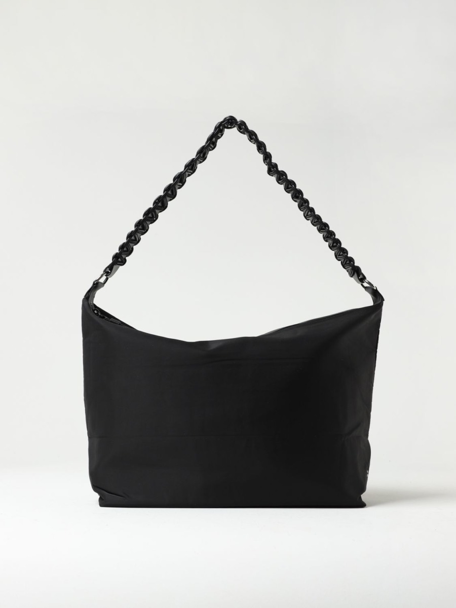 Women's Black Shoulder Bag Kara - Giglio GOOFASH