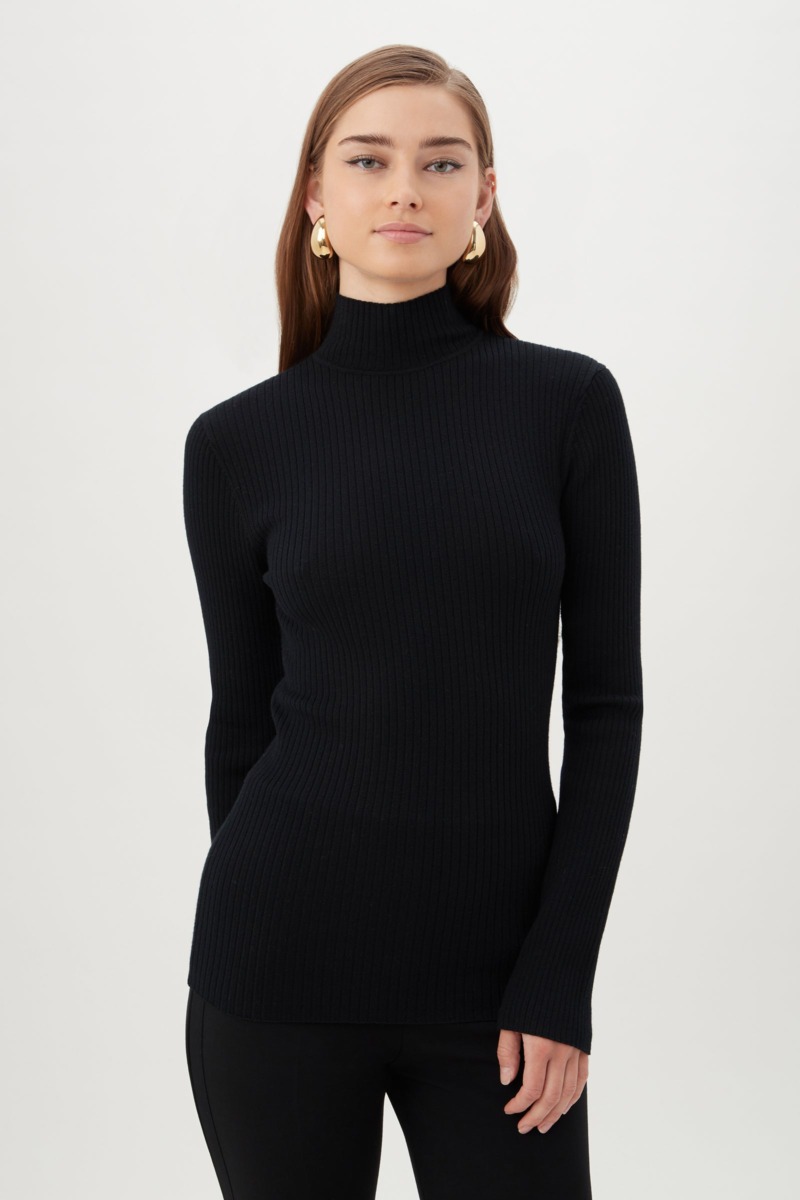Women's Black Sweater Trina Turk GOOFASH