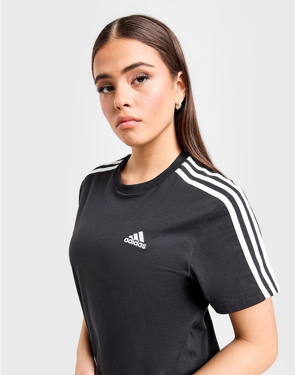 Womens Black T-Shirt JD Sports - Adidas GOOFASH