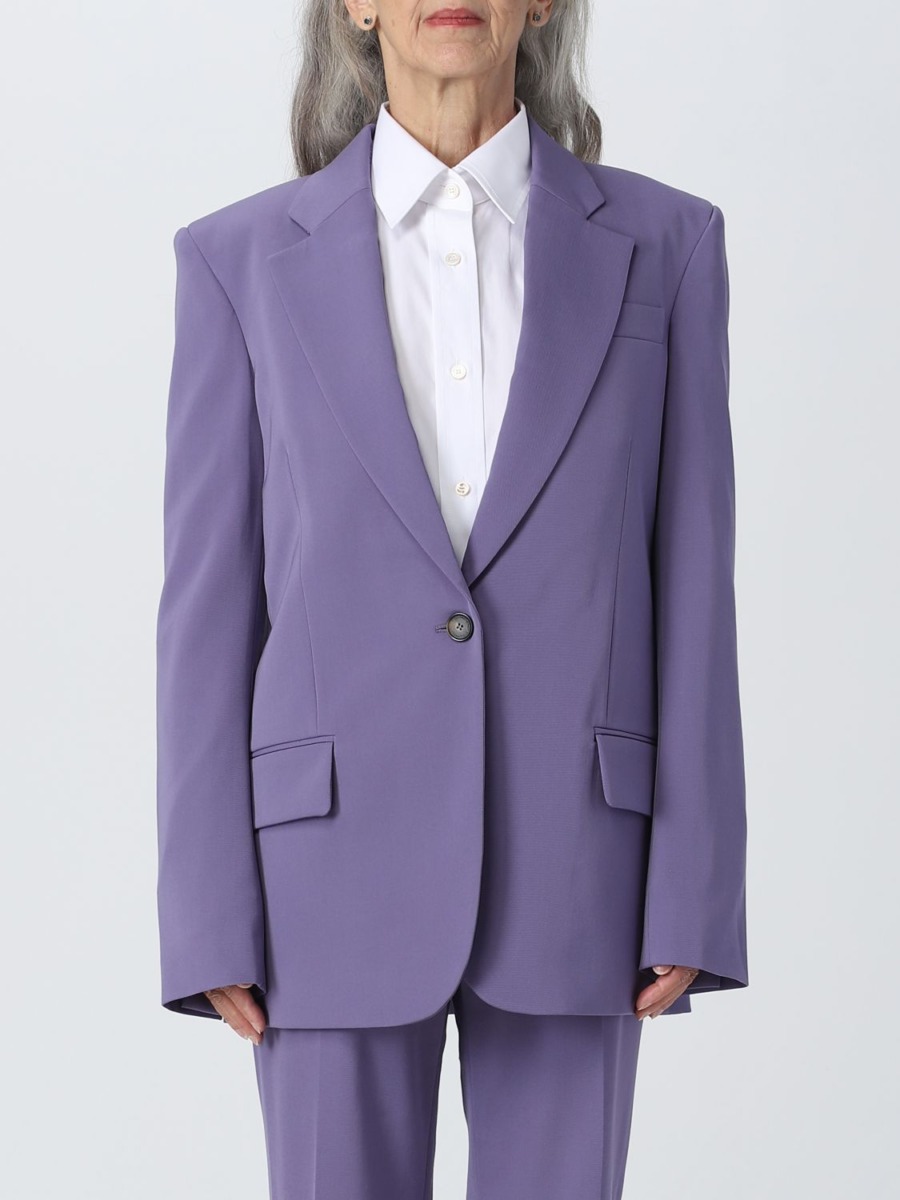 Womens Blazer in Purple Stella McCartney - Giglio GOOFASH