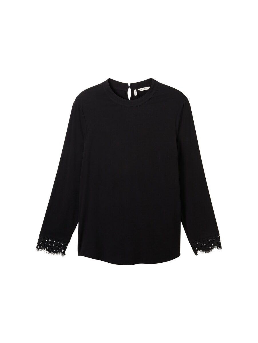 Womens Blouse in Black at Tom Tailor GOOFASH