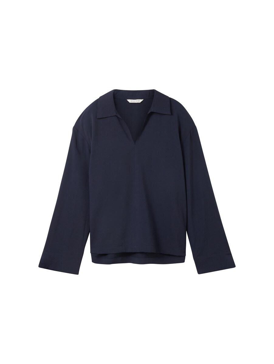 Womens Blue Blouse by Tom Tailor GOOFASH