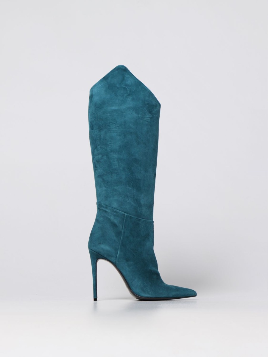 Women's Blue Boots at Giglio GOOFASH