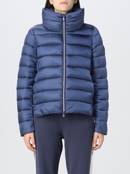 Womens Blue Jacket Save The Duck Giglio GOOFASH