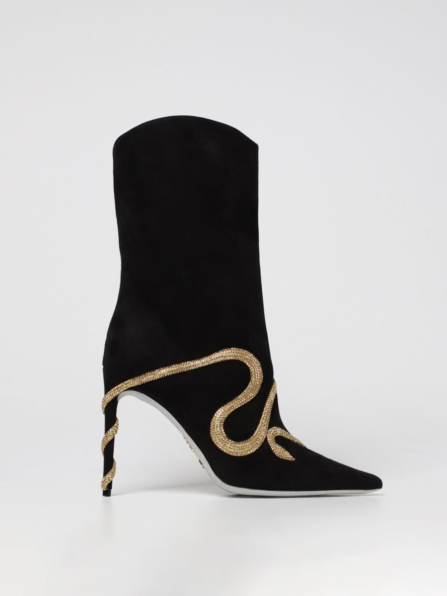 Women's Boots in Black - Rene Caovilla - Giglio GOOFASH