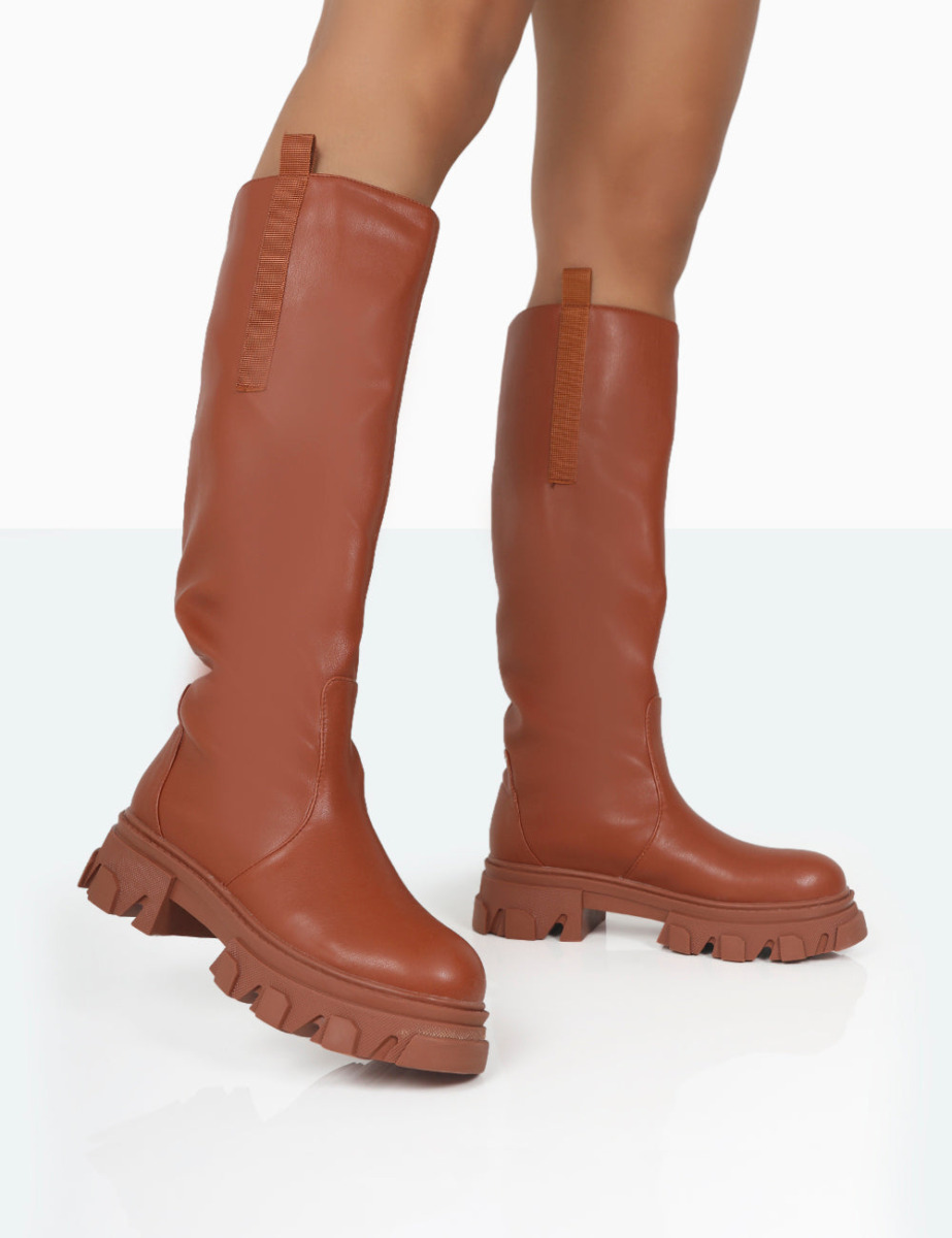 Womens Brown Boots at Public Desire GOOFASH