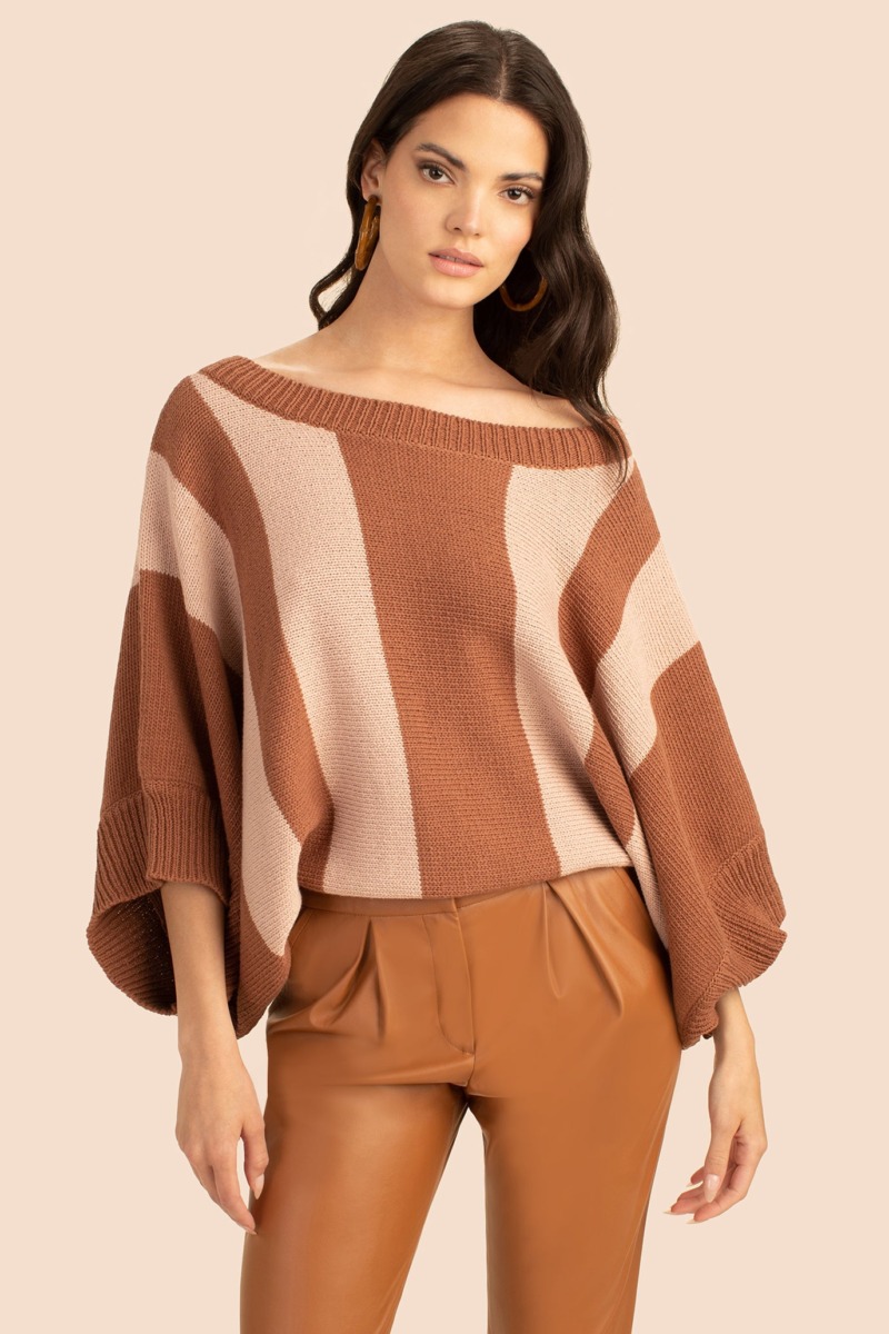 Womens Brown Sweater - Trina Turk GOOFASH