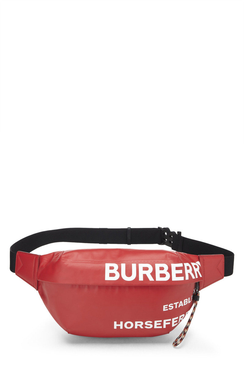 Women's Bum Bag in Red Burberry - WGACA GOOFASH
