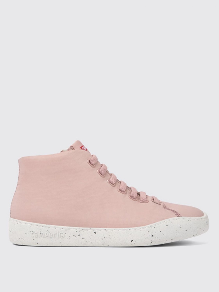 Women's Flat Boots in Pink - Giglio GOOFASH