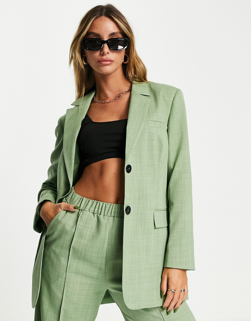 Womens Green - Suit Blazer - Topshop - Asos GOOFASH