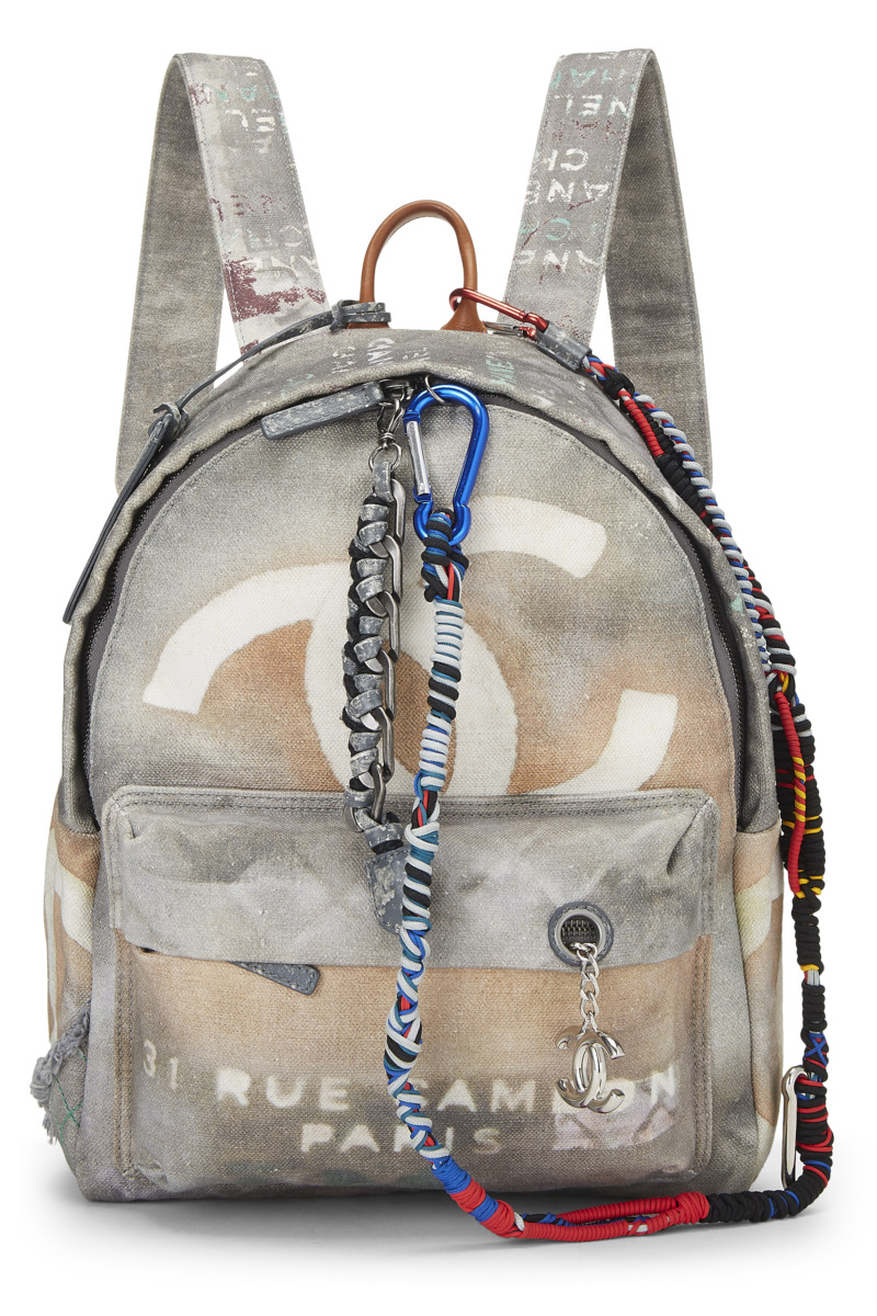 Women's Grey - Backpack - Chanel - WGACA GOOFASH
