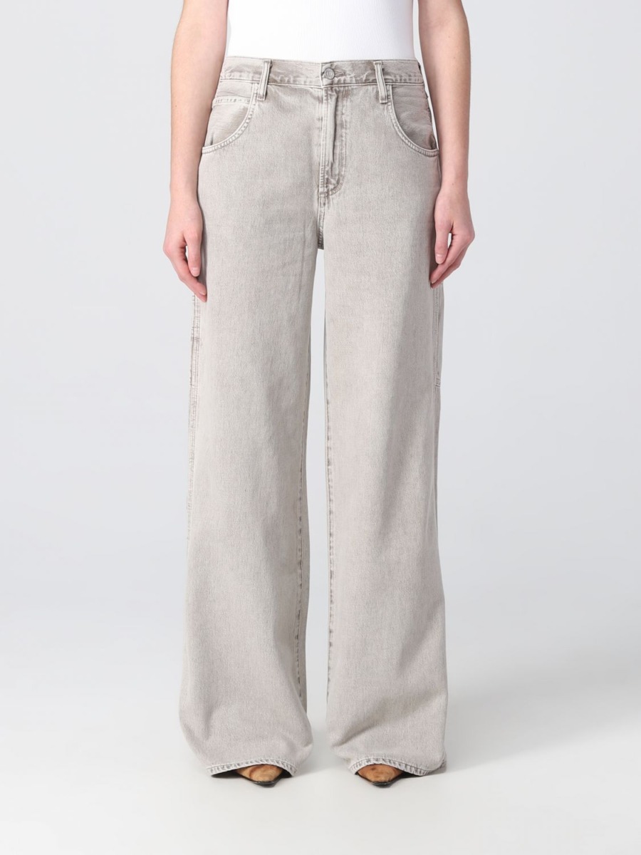 Womens Grey Jeans at Giglio GOOFASH