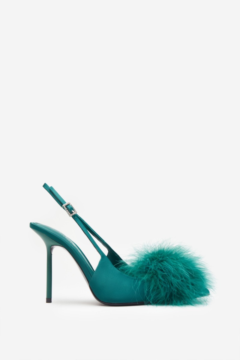 Women's High Heels Green by Club L London GOOFASH