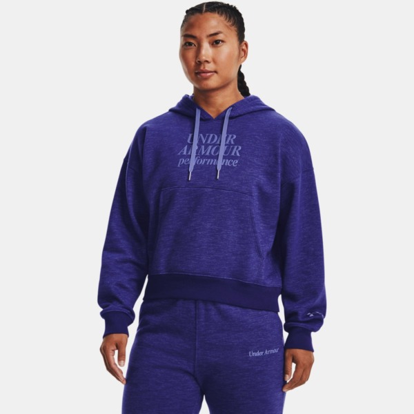 Women's Hoodie in Blue from Under Armour GOOFASH