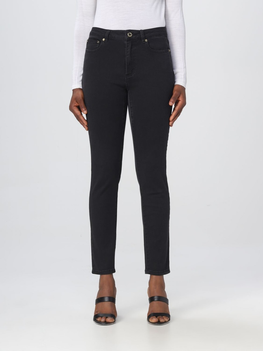 Womens Jeans Black by Giglio GOOFASH