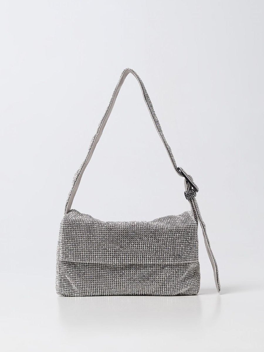 Women's Mini Bag - Silver - Giglio - Benedetta Bruzziches GOOFASH