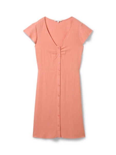 Women's Mini Dress - Orange - Tom Tailor GOOFASH