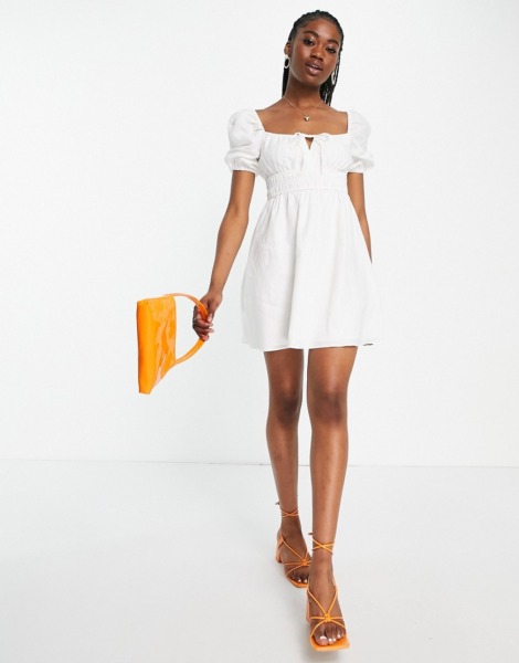 Womens Mini Dress - White - Forever New - Asos GOOFASH