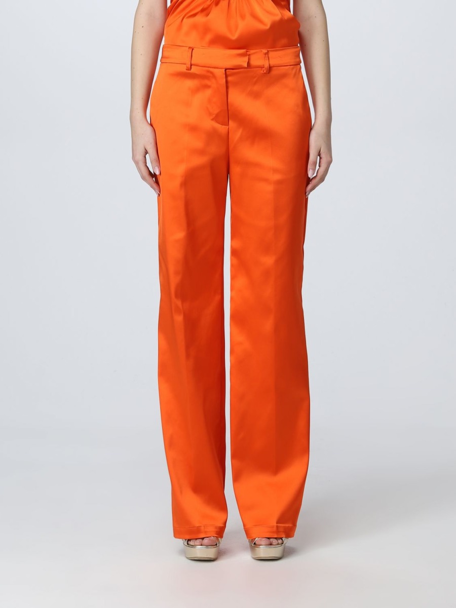 Womens Orange Trousers at Giglio GOOFASH