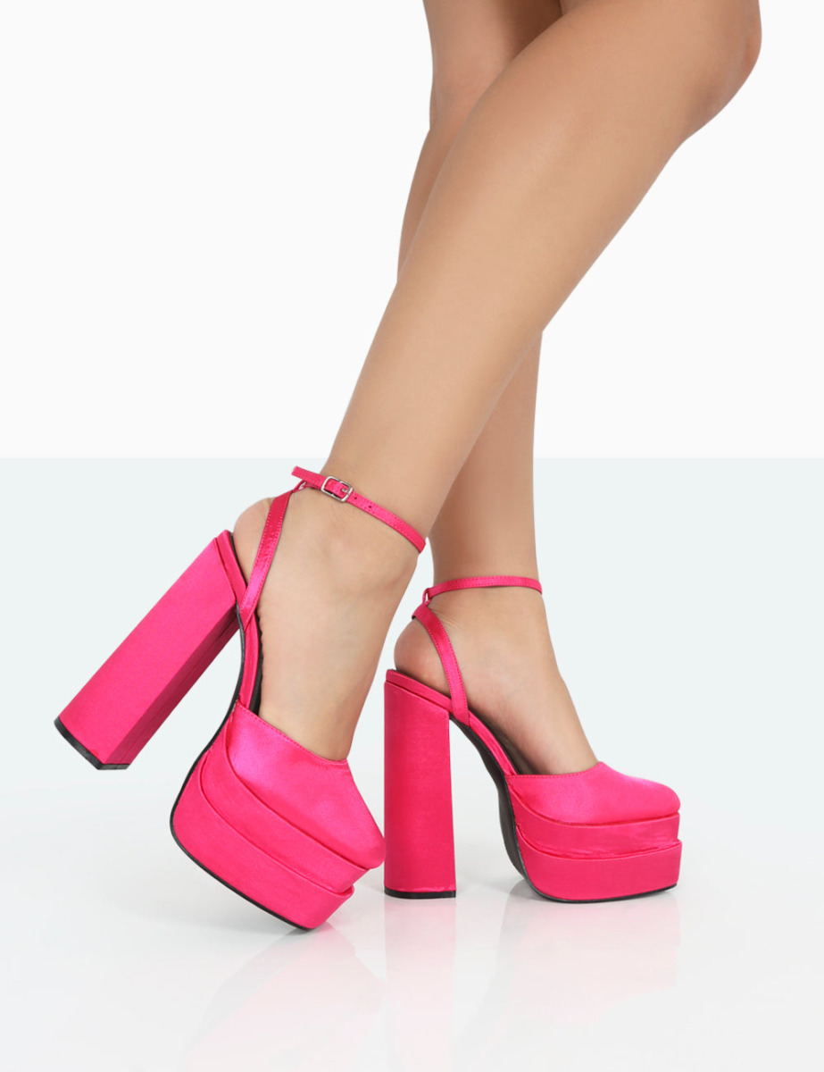 Women's Pink High Heels from Public Desire GOOFASH