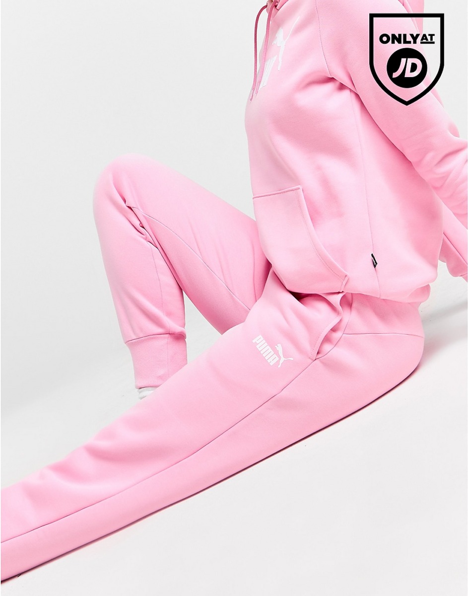 Women's Pink Sweatpants JD Sports Puma GOOFASH