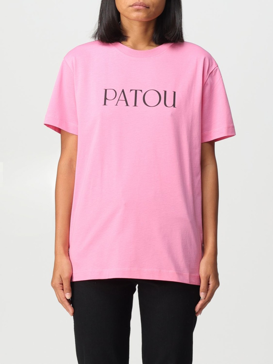 Womens Pink T-Shirt Giglio GOOFASH