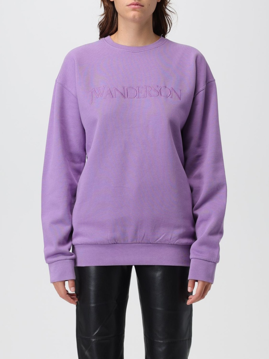 Women's Purple Sweatshirt Jw Anderson Giglio GOOFASH