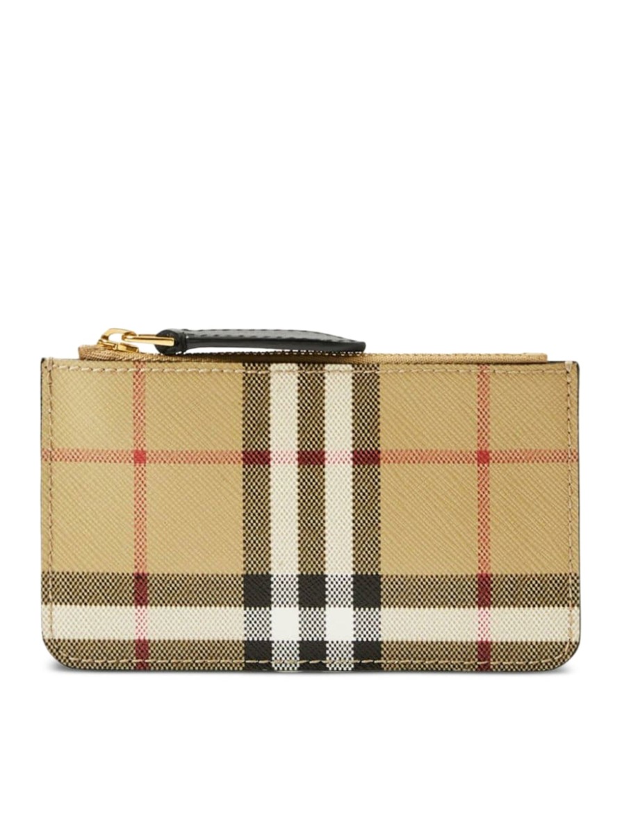 Womens Purse Checked - Burberry - Suitnegozi GOOFASH