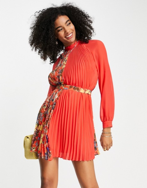 Womens Red Dress - Asos - French Connection GOOFASH