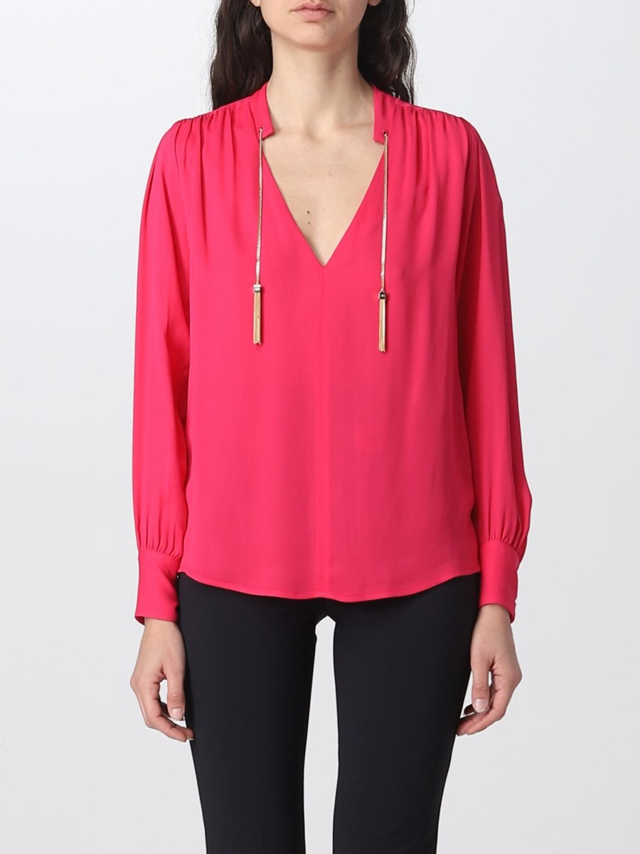 Womens Shirt in Pink by Giglio GOOFASH