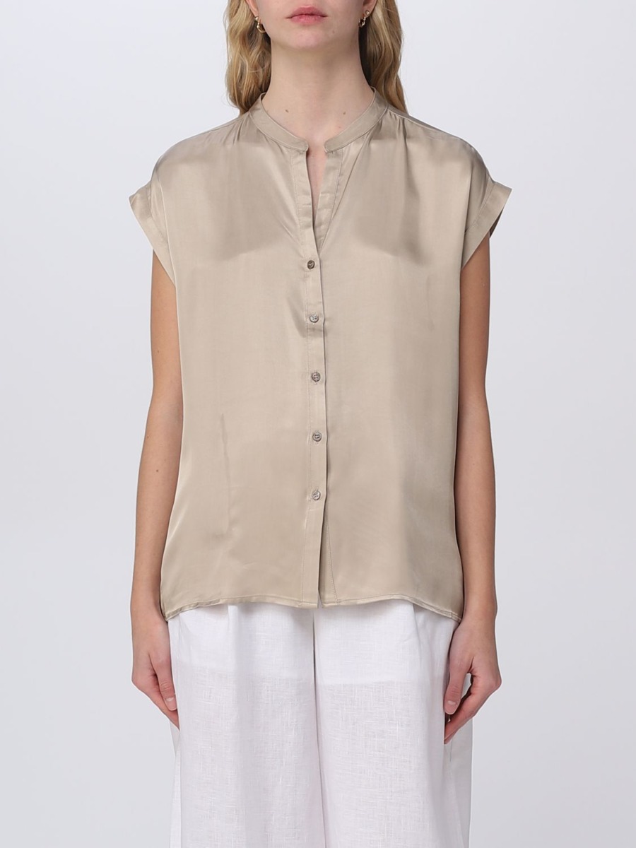 Women's Shirt in Sand from Giglio GOOFASH