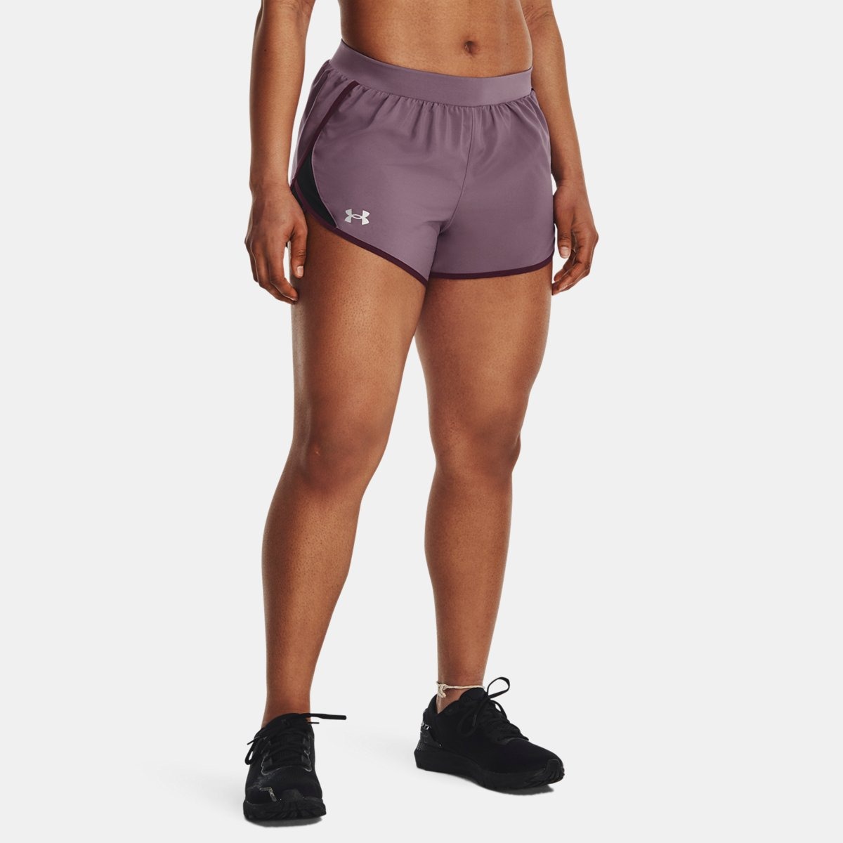 Women's Shorts Purple - Under Armour GOOFASH