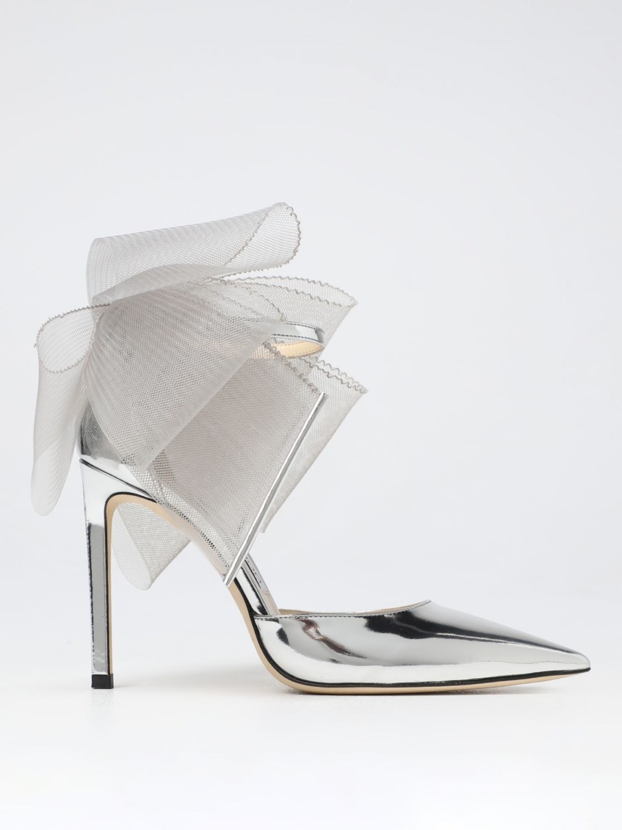 Womens Silver High Heels at Giglio GOOFASH