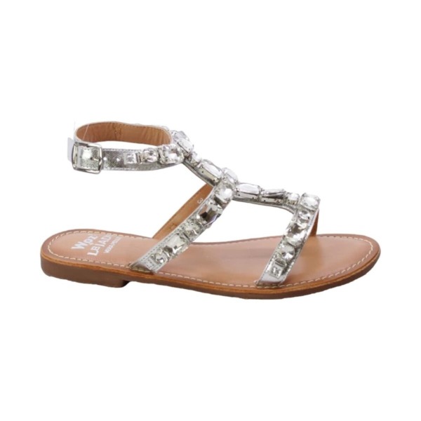 Women's Silver - Sandals - Woz - Spartoo GOOFASH