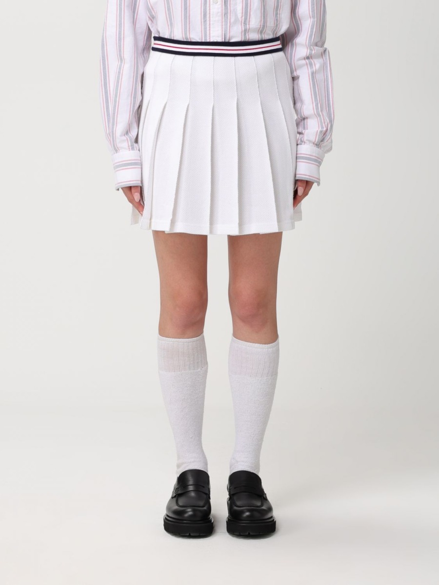 Women's Skirt in White Giglio GOOFASH