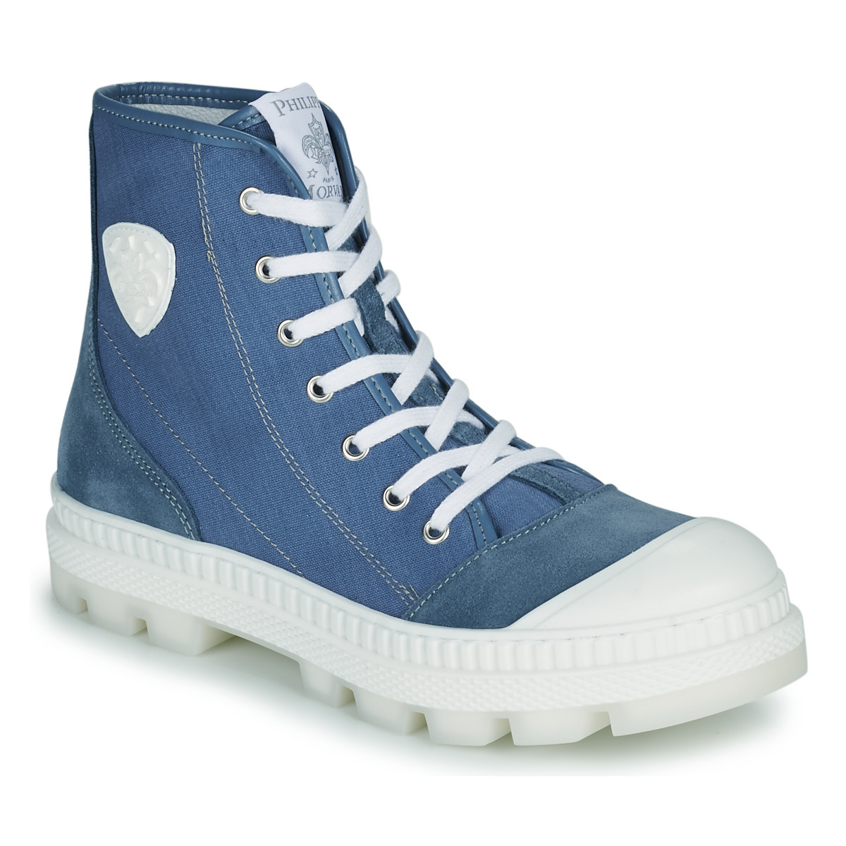 Women's Sneakers - Blue - Spartoo GOOFASH