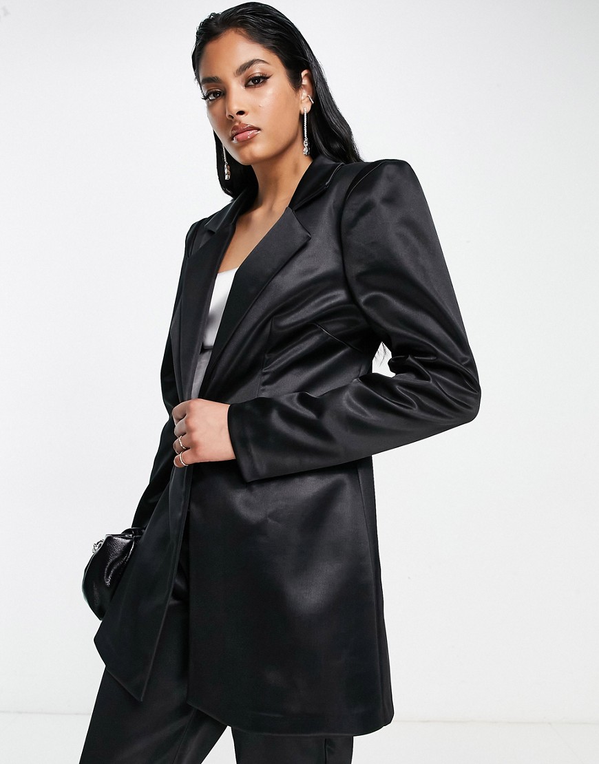 Womens Suit Blazer Black at Asos GOOFASH