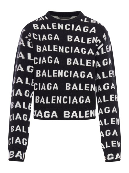 Womens Sweater Black Suitnegozi Balenciaga GOOFASH