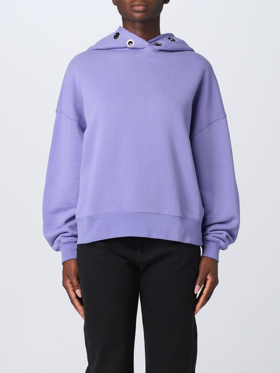 Womens Sweatshirt in Purple - Khrisjoy - Giglio GOOFASH