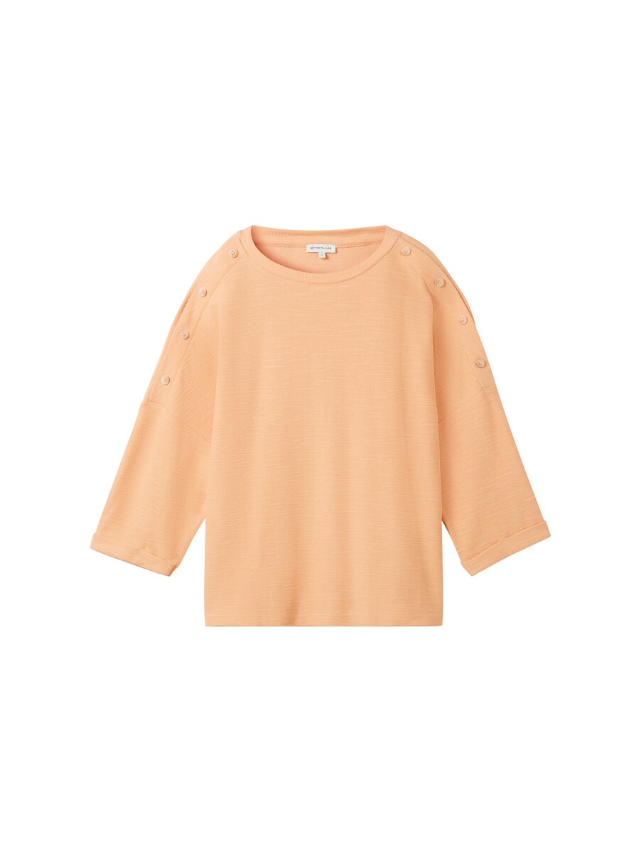 Women's T-Shirt Orange - Tom Tailor GOOFASH
