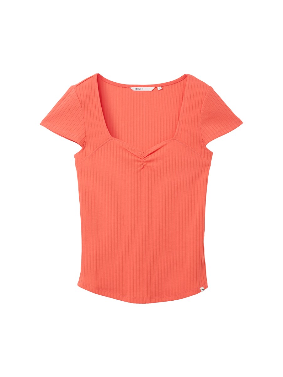 Womens T-Shirt Red at Tom Tailor GOOFASH