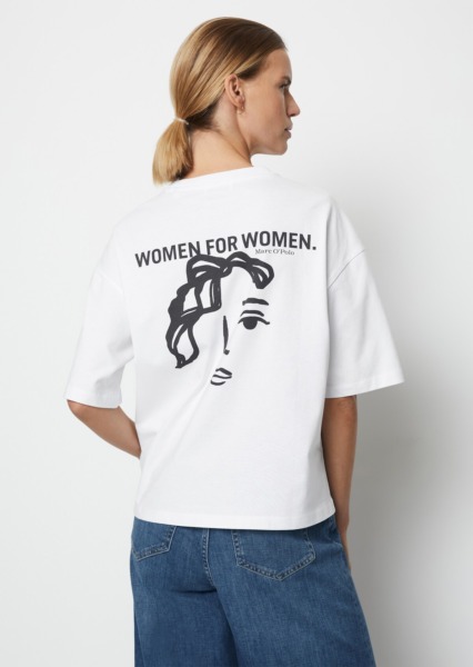 Womens T-Shirt - White - Marc O Polo GOOFASH