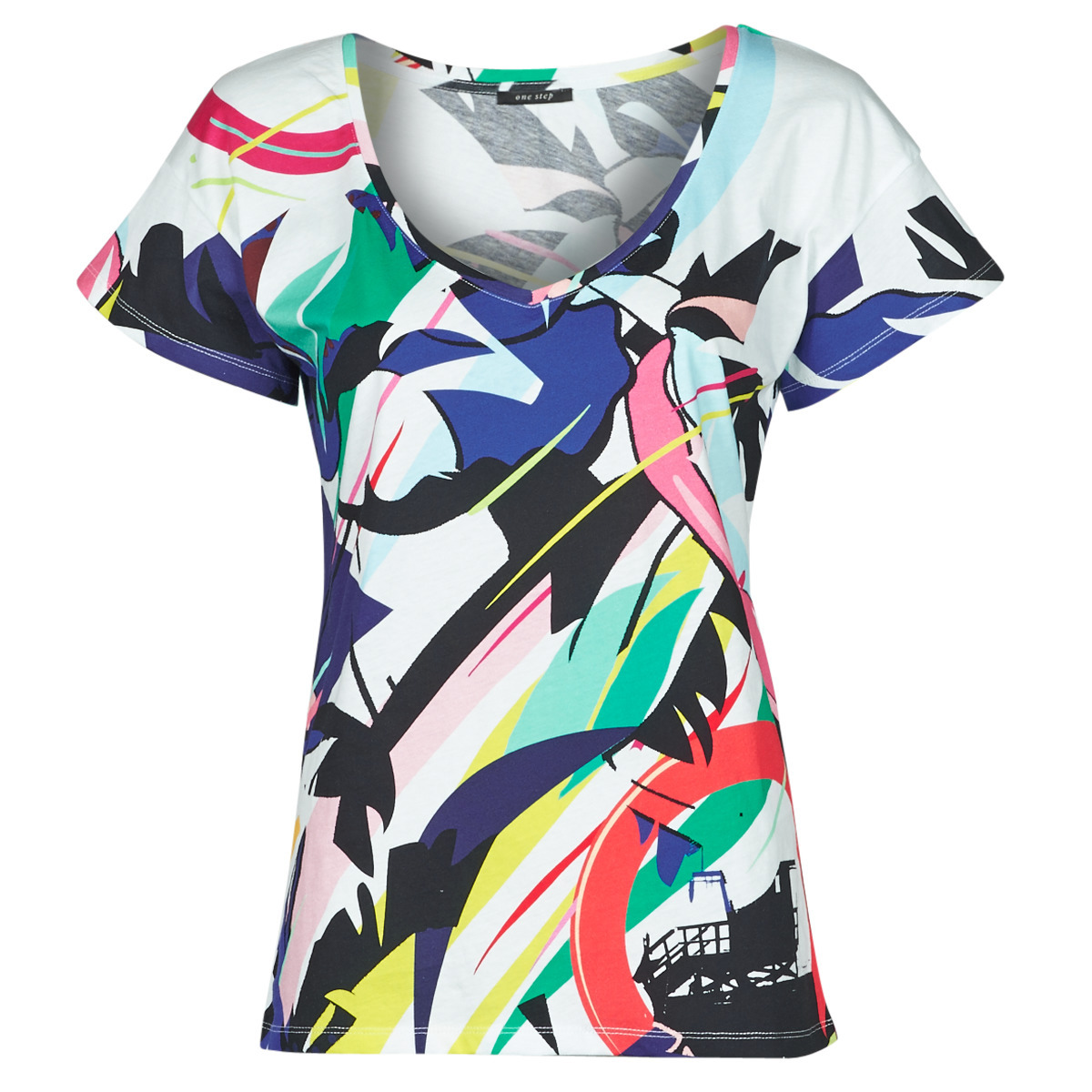 Women's T-Shirt in Multicolor by Spartoo GOOFASH