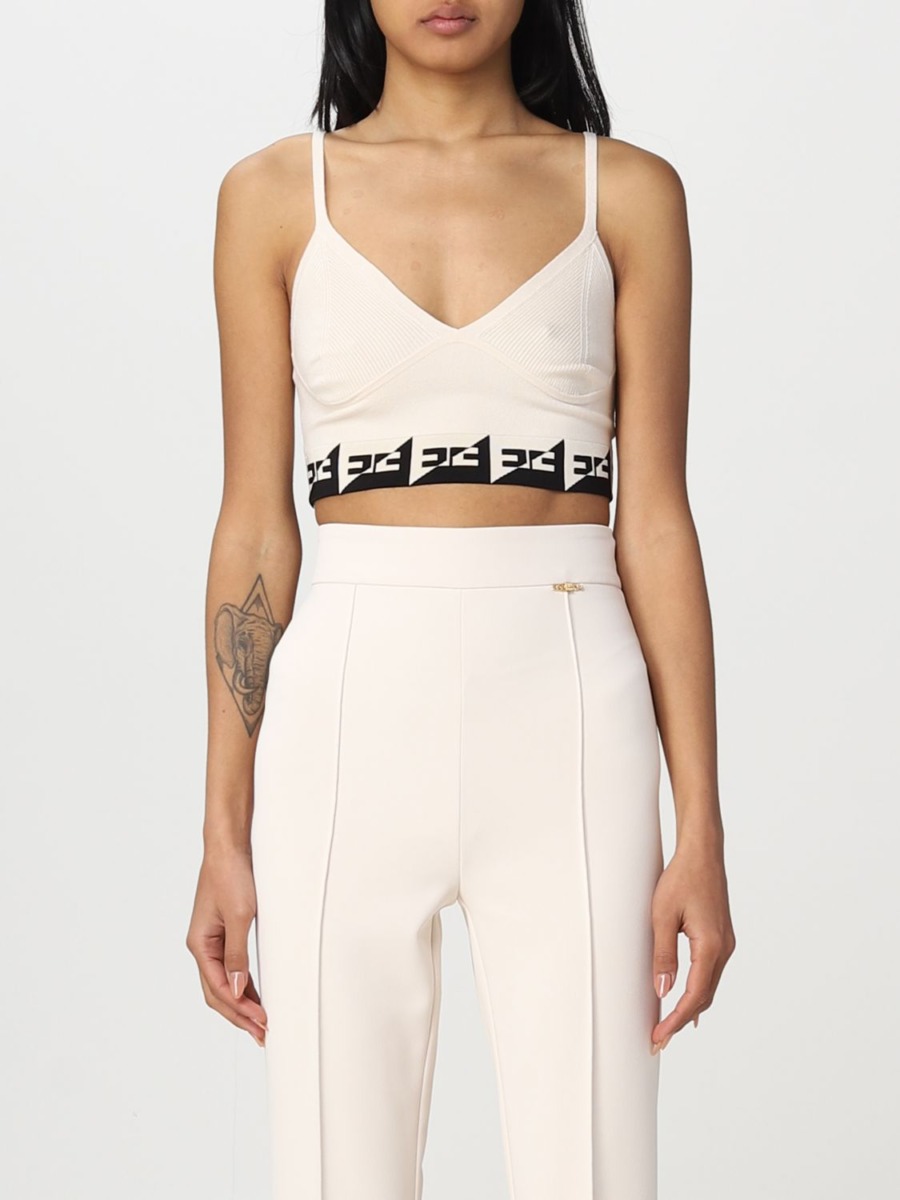 Womens Top in Cream from Giglio GOOFASH